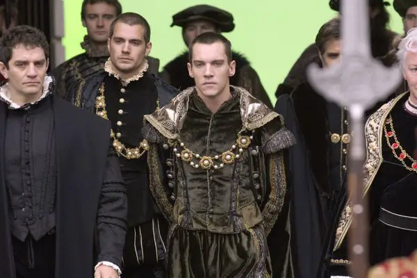 Jonathan Rhys Meyers as Henry VIII.
